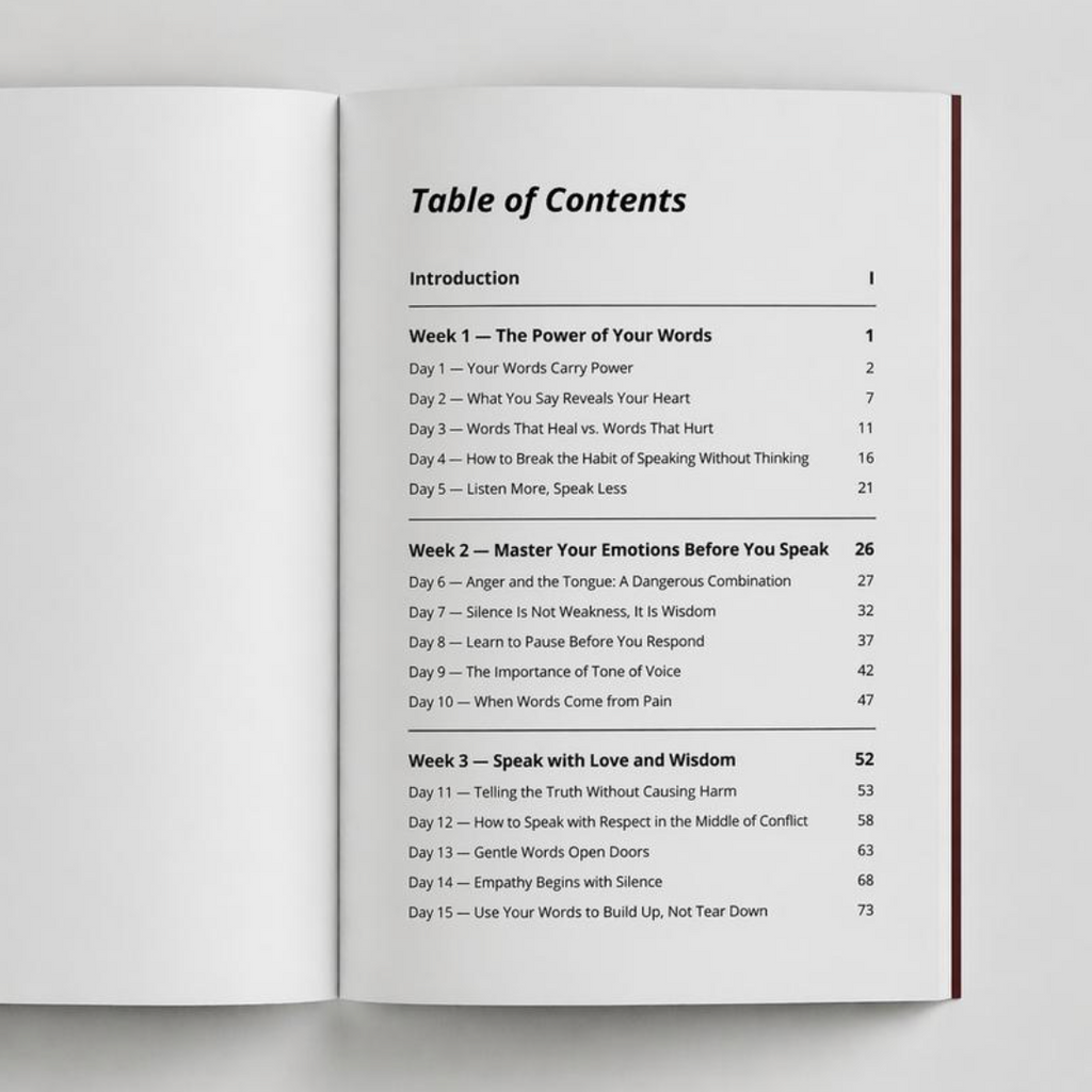 Stay Silent 30-Day Challenge Book